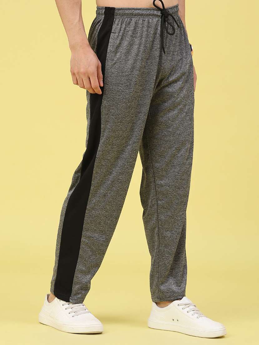 men side taped mid rise full length track pant - 22176991 -  Standard Image - 1