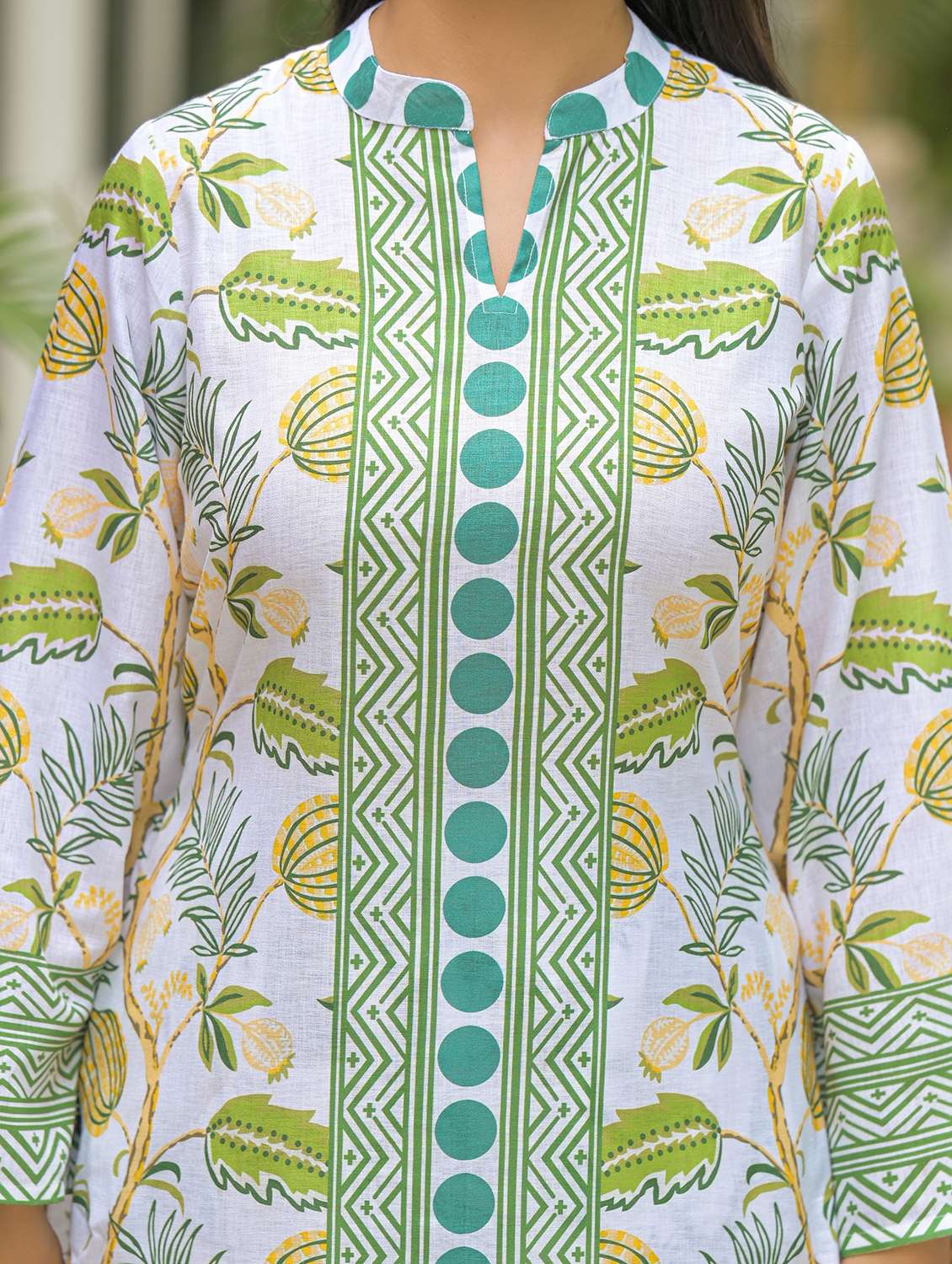 women printed long sleeve regular fit ethnic co-ord set - 22177048 -  Standard Image - 6