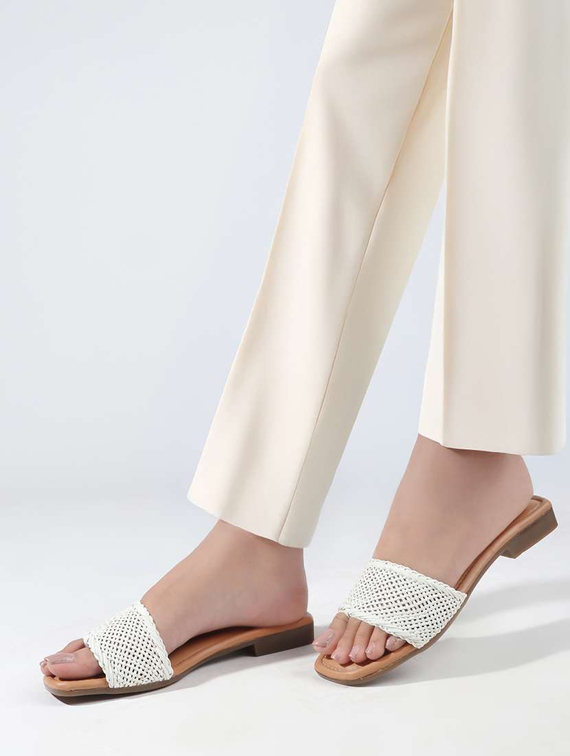 women white slip on sandal - 22177075 -  Standard Image - 1
