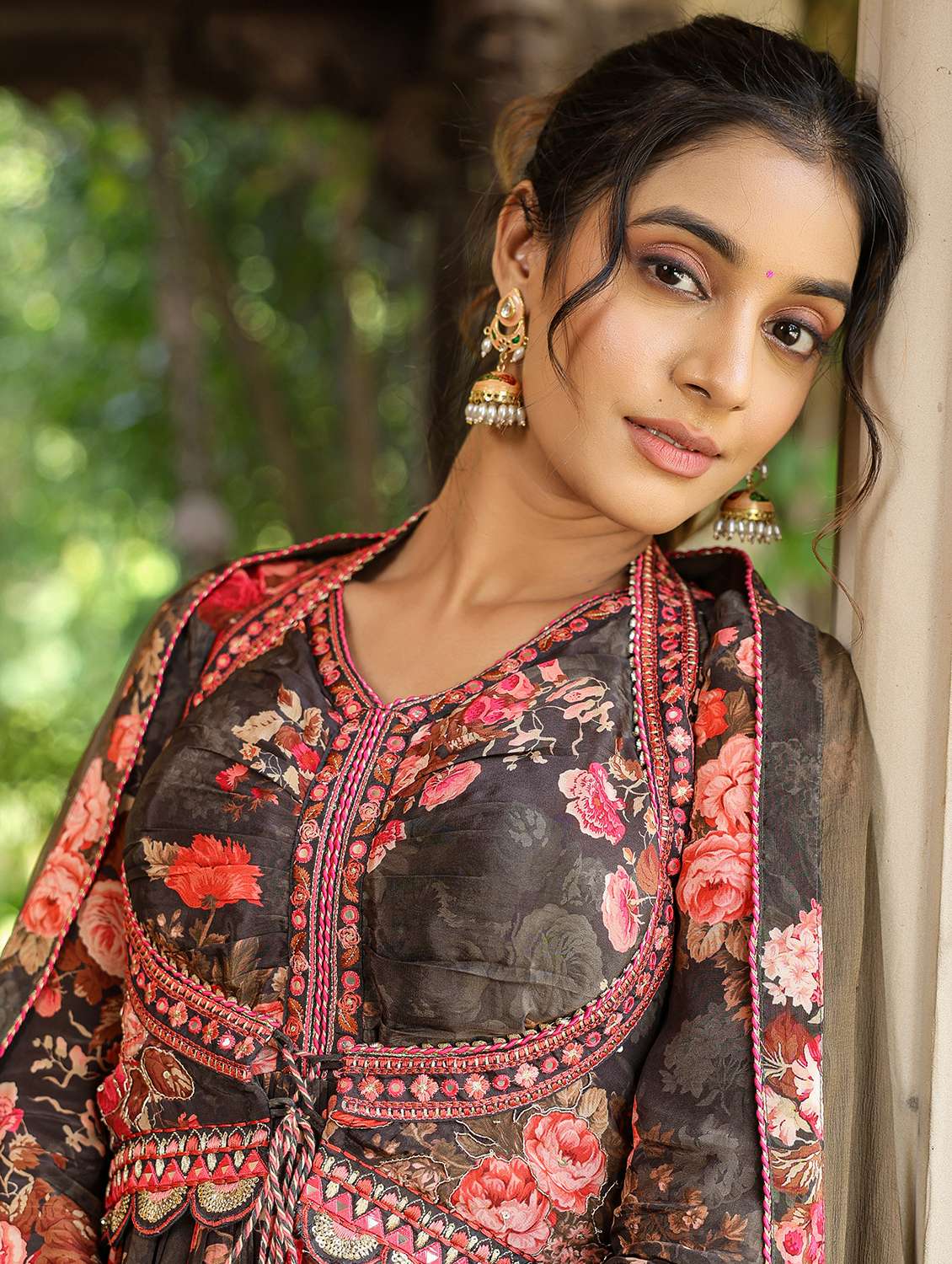 women floral printed long sleeve kurta with dupatta set - 22177083 -  Standard Image - 6