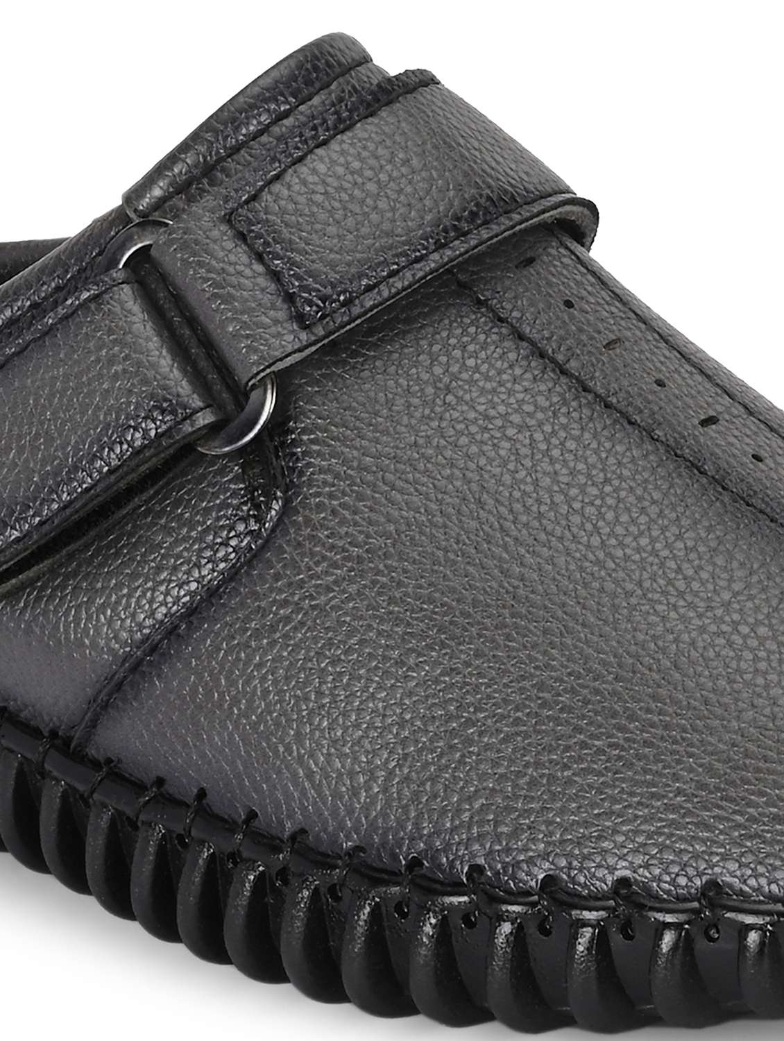 men grey solid slip on sandal - 22177160 -  Standard Image - 4