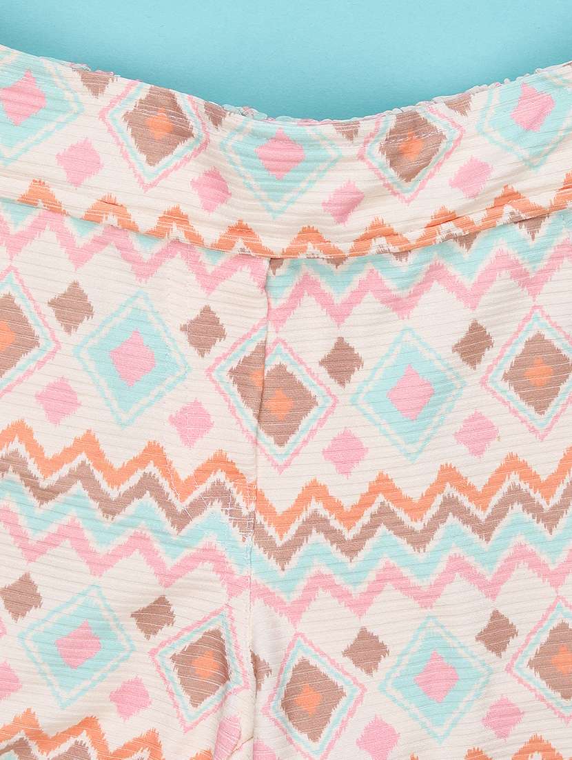 girls printed top and shorts set - 22177245 -  Standard Image - 4