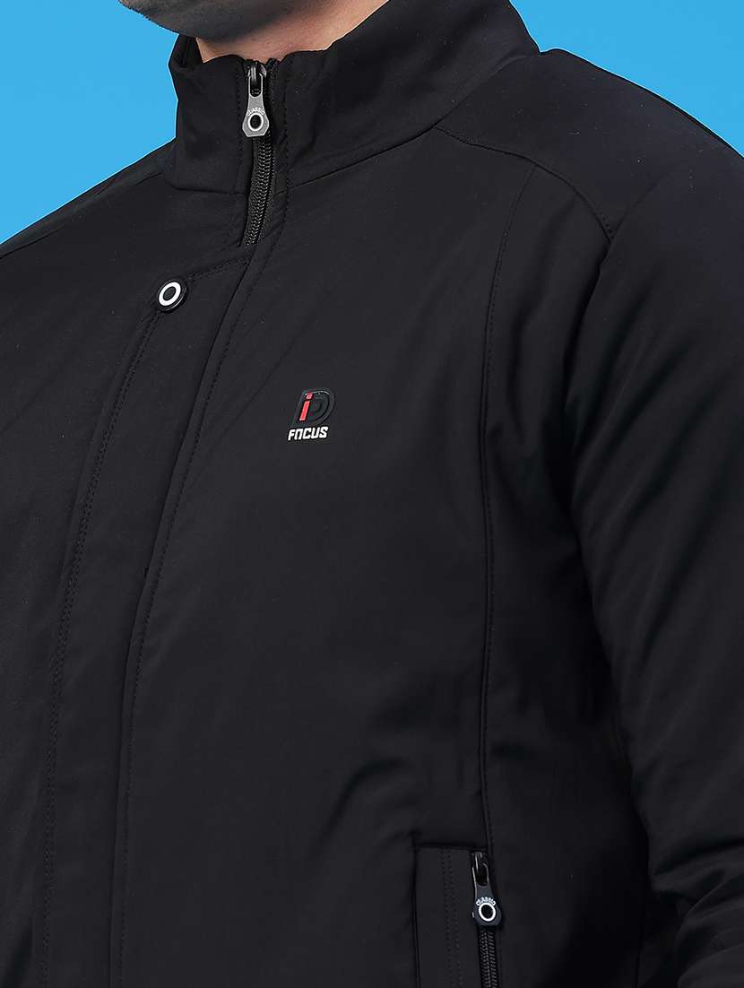 men solid long sleeve insulator bomber jacket - 22177276 -  Standard Image - 4