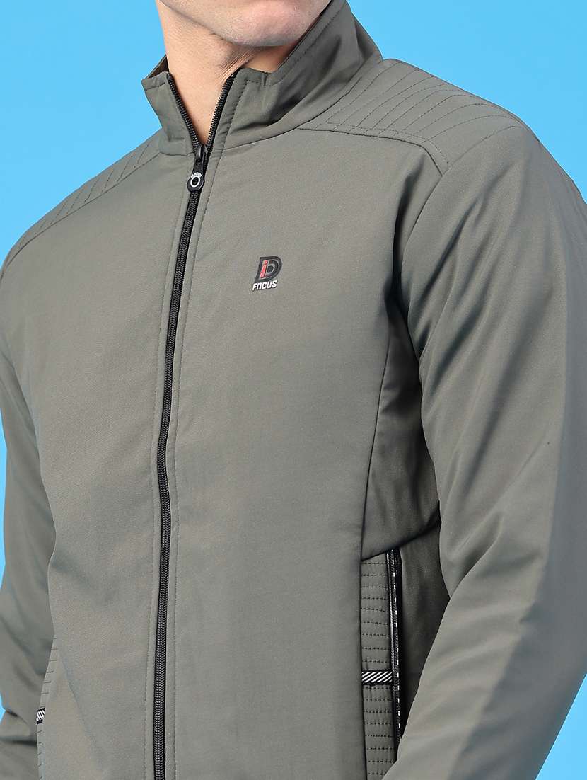 men solid long sleeve insulator bomber jacket - 22177278 -  Standard Image - 4