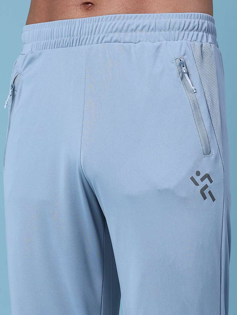 men solid mid rise regular fit track pant - 22177330 -  Standard Image - 1