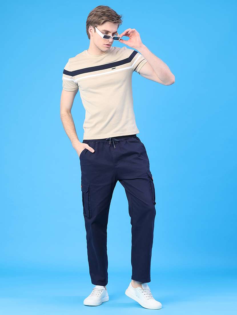 men striped short sleeve slim fit t-shirt - 22177349 -  Standard Image - 4