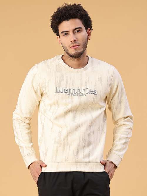 men printed long sleeve regular fit sweatshirt - 22177520 -  Standard Image - 0