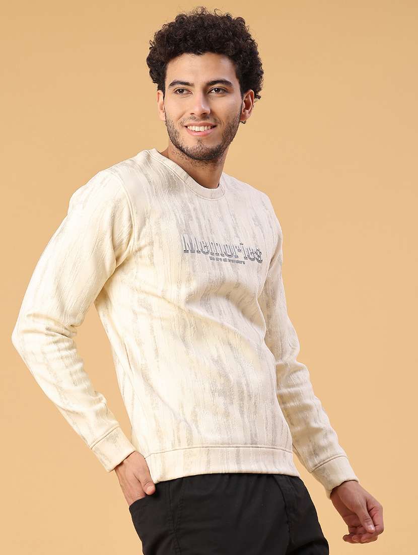 men printed long sleeve regular fit sweatshirt - 22177520 -  Standard Image - 1