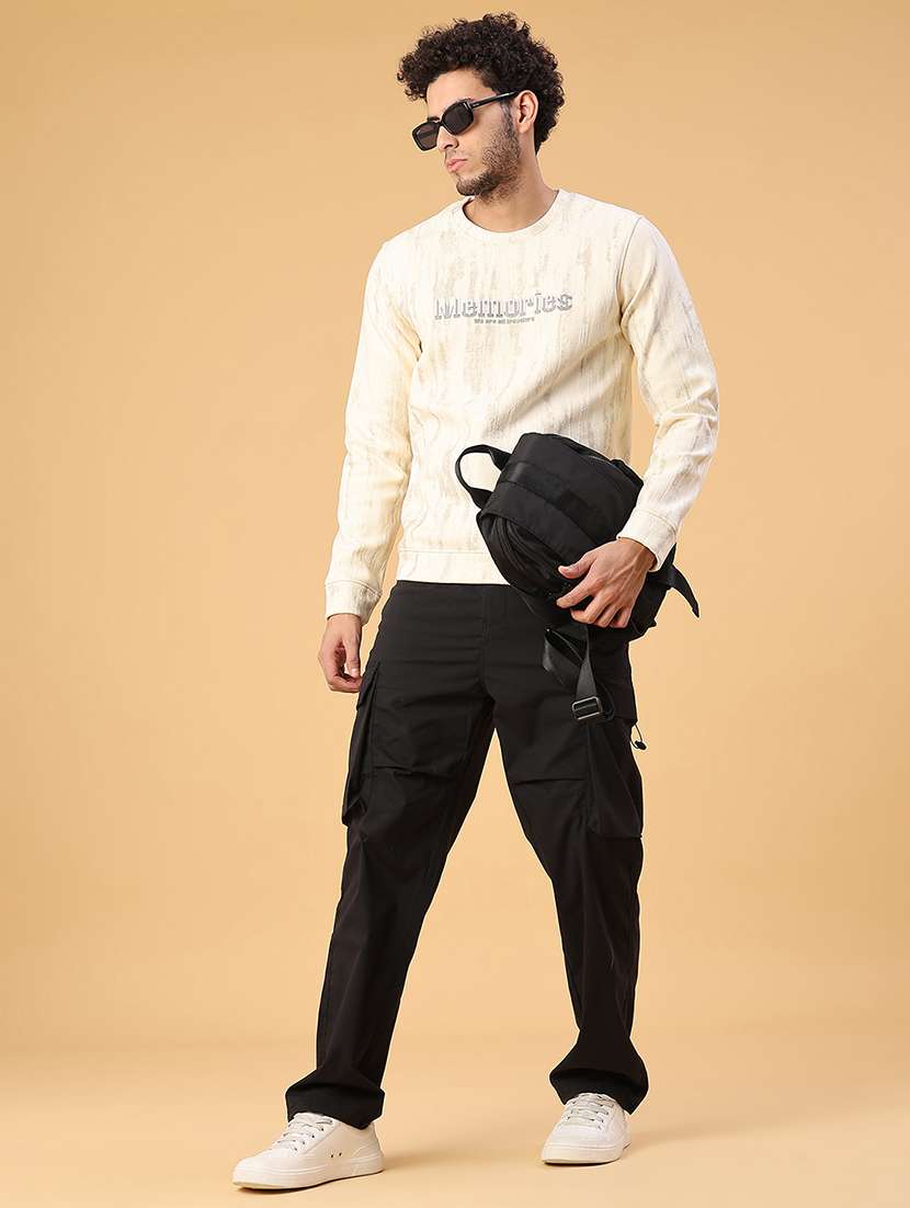 men printed long sleeve regular fit sweatshirt - 22177520 -  Standard Image - 4