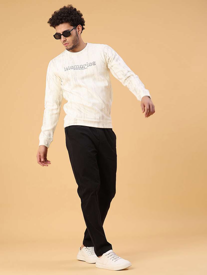 men printed long sleeve regular fit sweatshirt - 22177521 -  Standard Image - 4