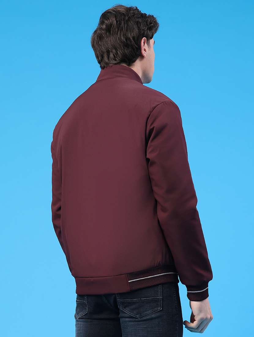 men solid long sleeve insulator bomber jacket - 22177647 -  Standard Image - 4