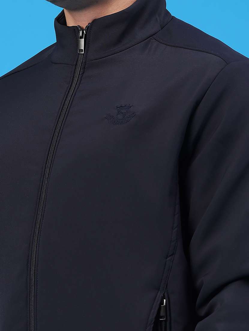 men solid long sleeve insulator bomber jacket - 22177649 -  Standard Image - 4