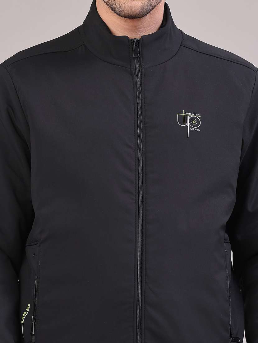 men solid long sleeve insulator bomber jacket - 22177660 -  Standard Image - 4