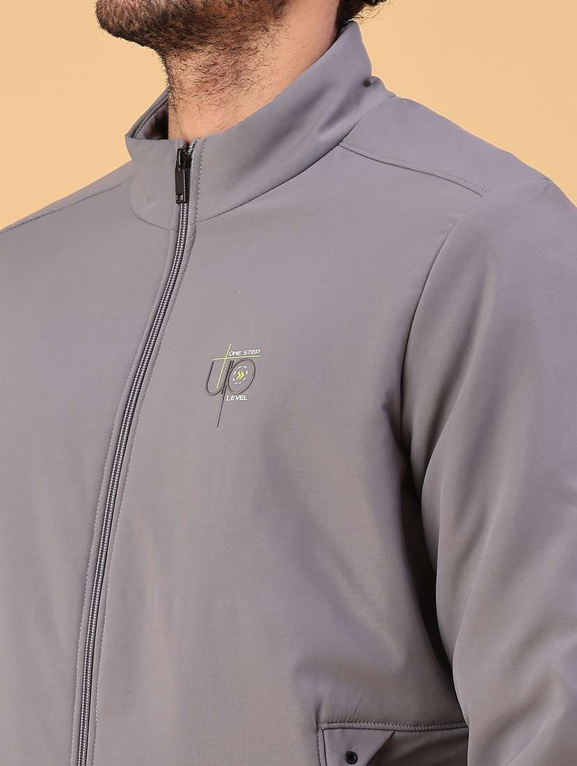 men solid long sleeve insulator bomber jacket - 22177664 -  Standard Image - 4