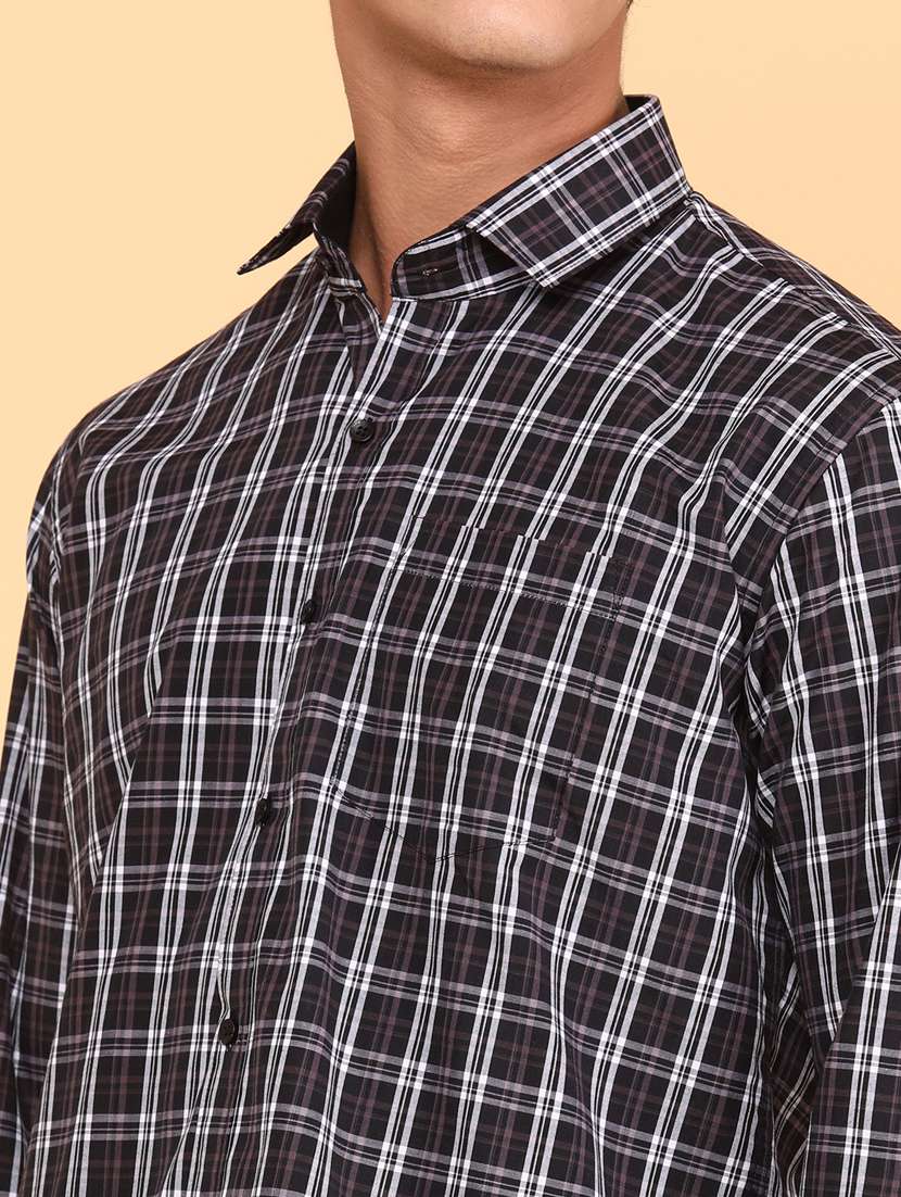 men checkered long sleeve regular fit casual shirt - 22177716 -  Standard Image - 1