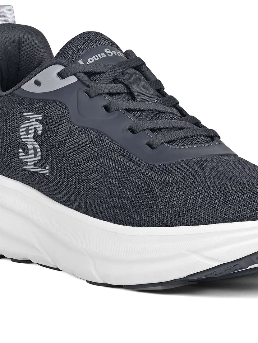 men grey lace up sneaker - 22177787 -  Standard Image - 4