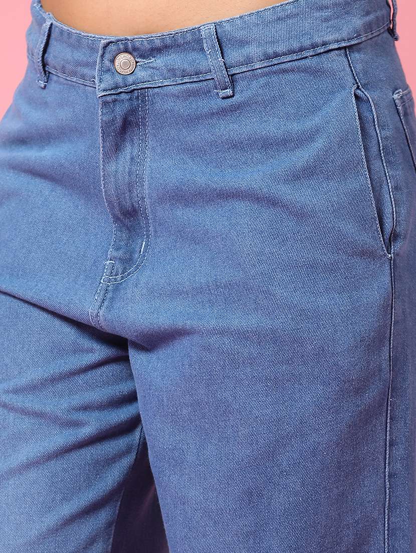 Women Solid Mid Rise Jeans - 22177937 -  Standard Image - 1