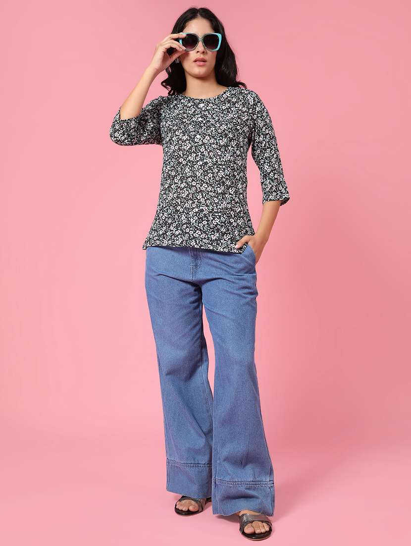 Women Solid Mid Rise Jeans - 22177937 -  Standard Image - 4
