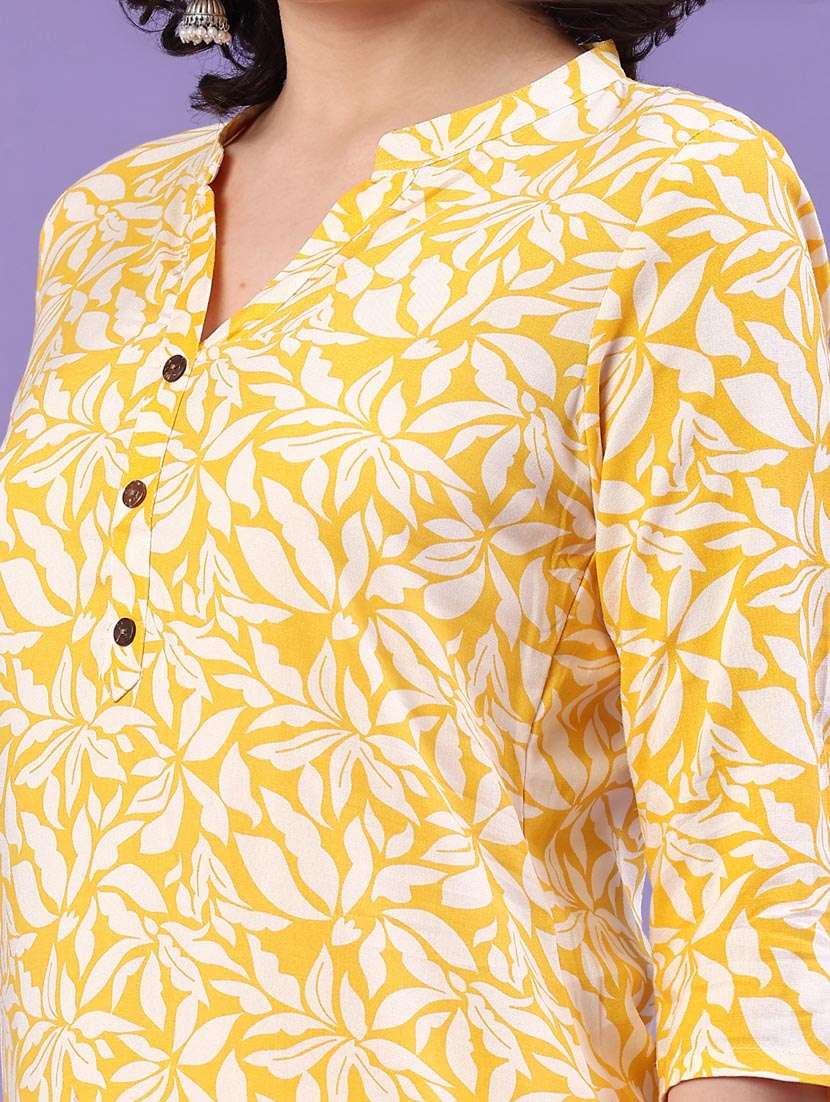 women yellow kurta pant set - 22177951 -  Standard Image - 1
