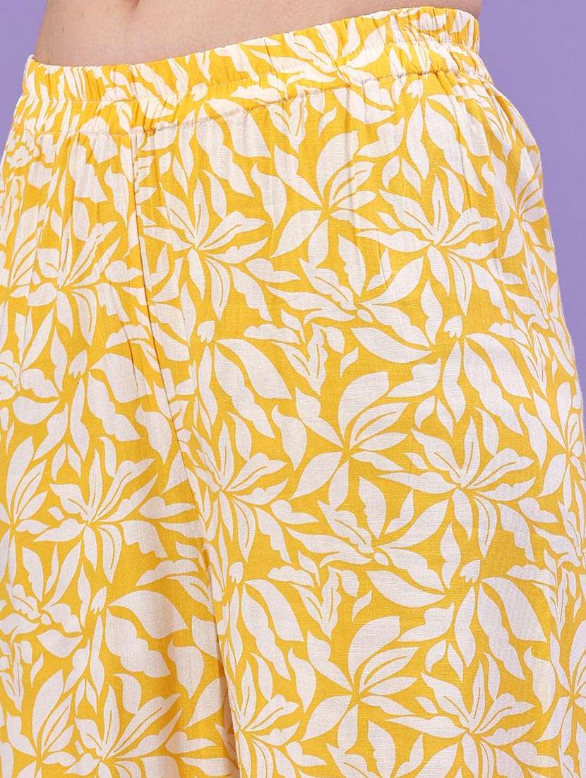 women yellow kurta pant set - 22177951 -  Standard Image - 4