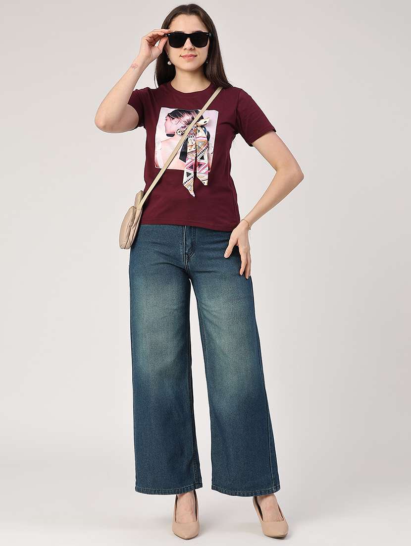women solid mid rise jeans - 22178000 -  Standard Image - 4