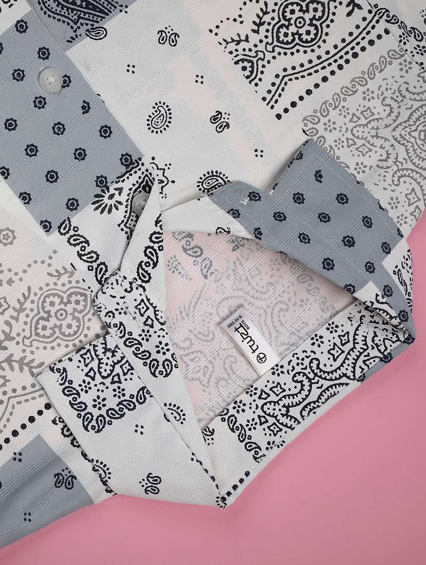 boys printed collared short sleeve shirt - 22178003 -  Standard Image - 4