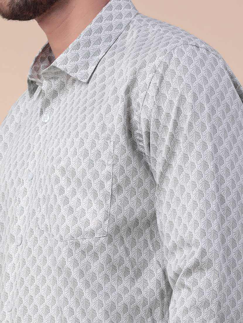 Men Printed Long Sleeves Casual Shirt - 22178033 -  Standard Image - 1
