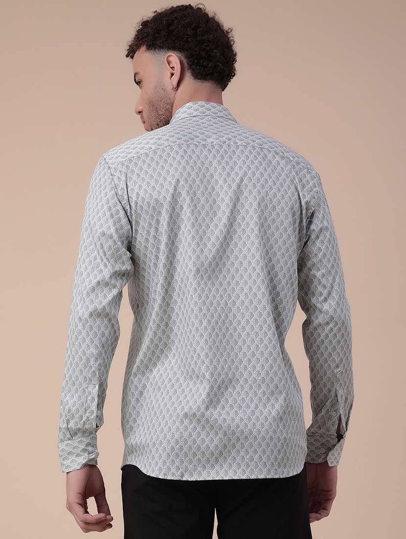 Men Printed Long Sleeves Casual Shirt - 22178033 -  Standard Image - 4