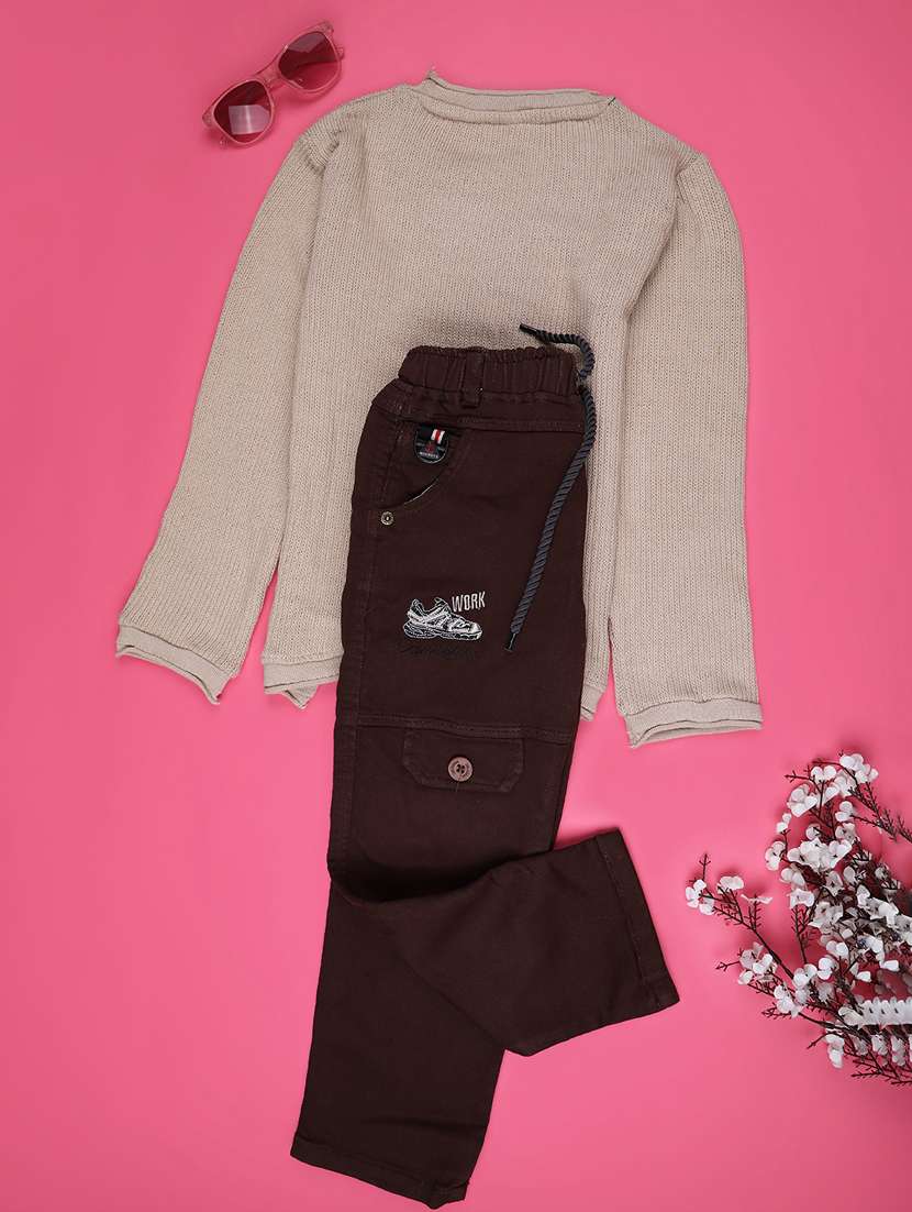 kids printed full length co-ord set - 22178107 -  Standard Image - 1