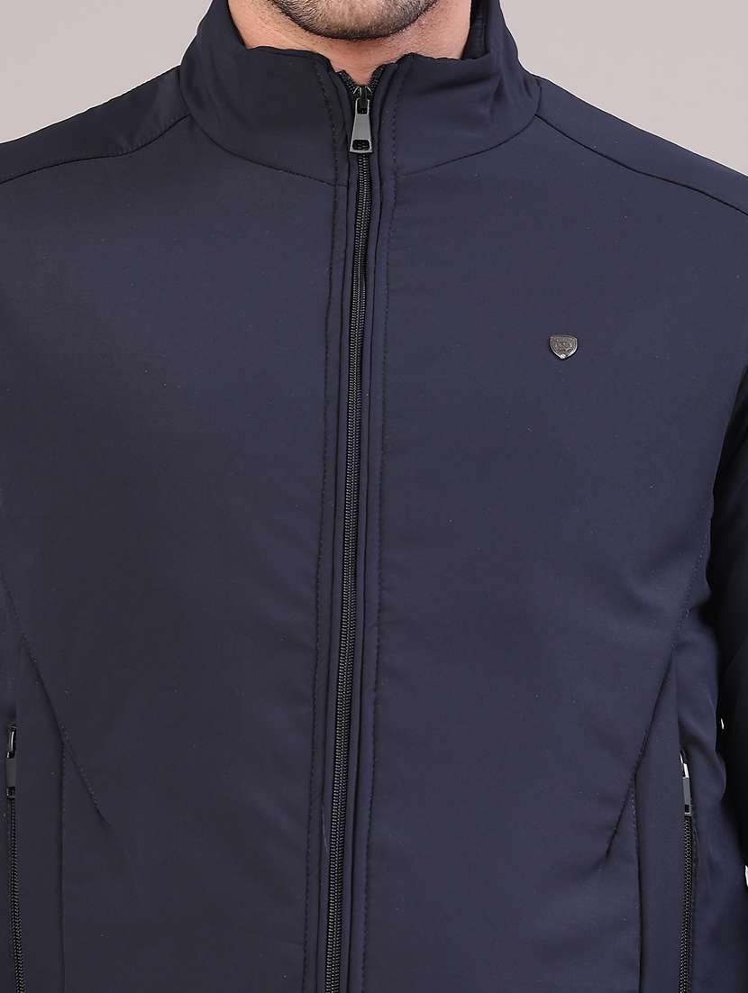 men solid long sleeve insulator bomber jacket - 22178235 -  Standard Image - 4