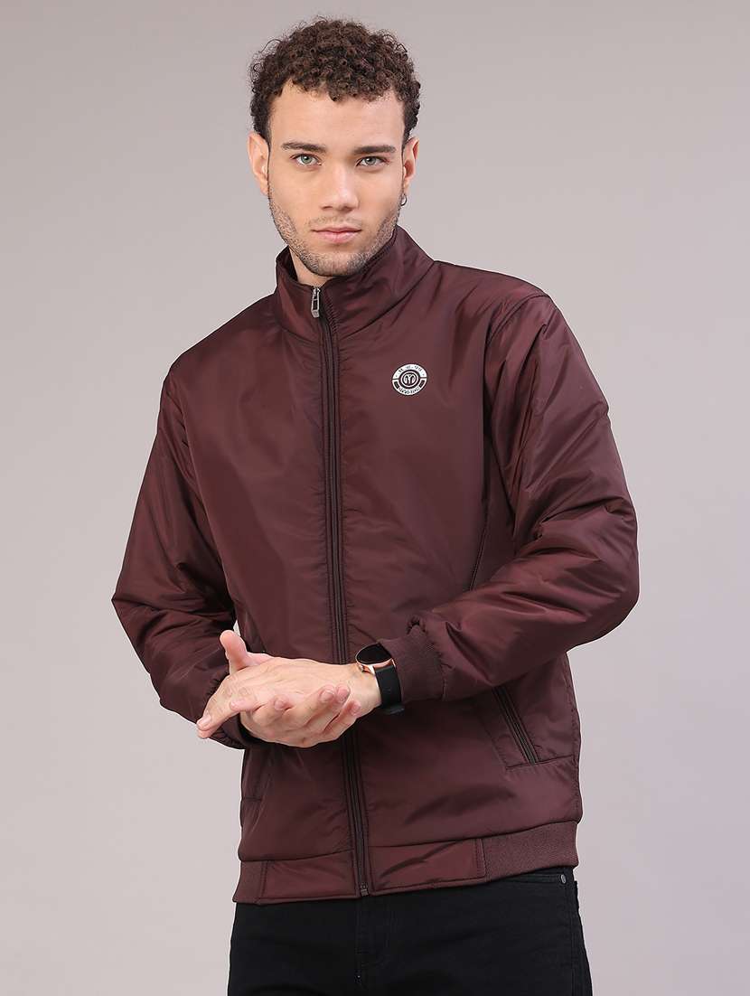 men solid long sleeve lightweight bomber jacket - 22178268 -  Standard Image - 1