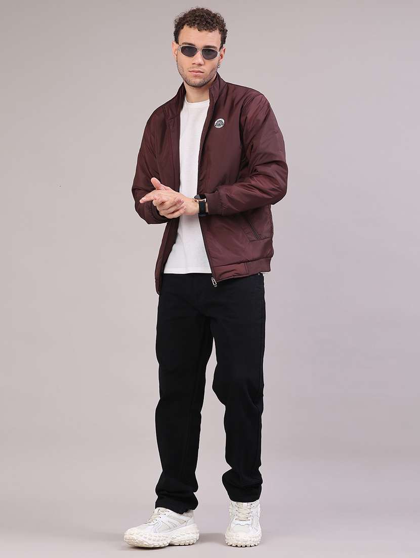 men solid long sleeve lightweight bomber jacket - 22178268 -  Standard Image - 4
