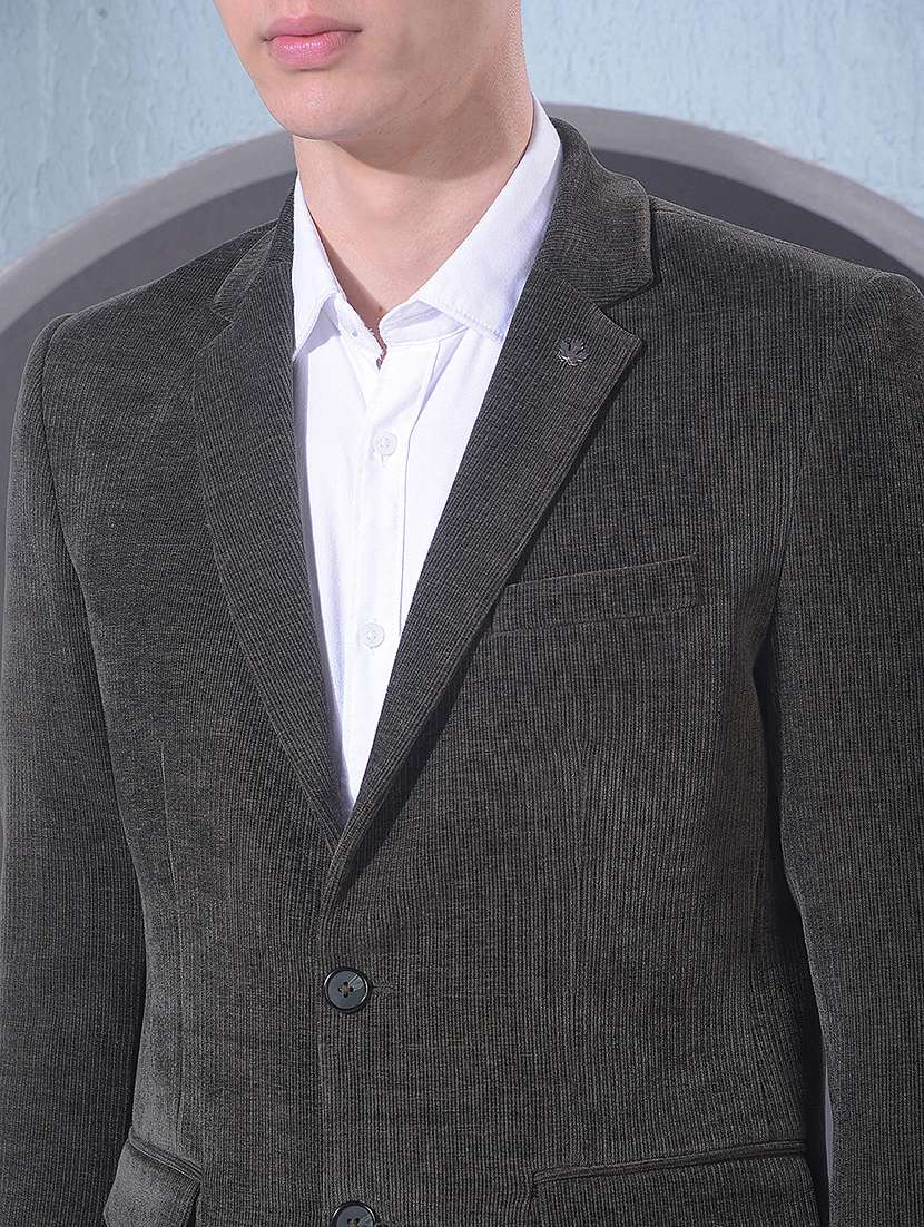 men solid long sleeve single breasted formal blazer - 22178286 -  Standard Image - 1