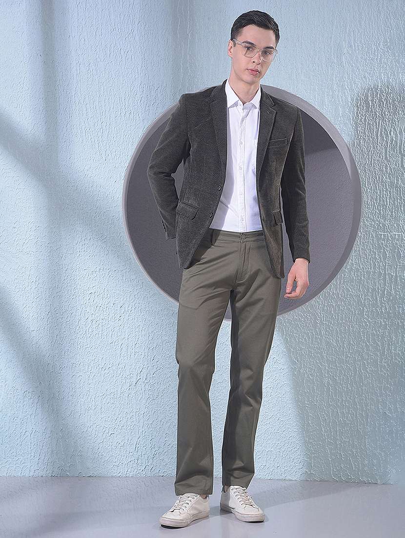 men solid long sleeve single breasted formal blazer - 22178286 -  Standard Image - 6