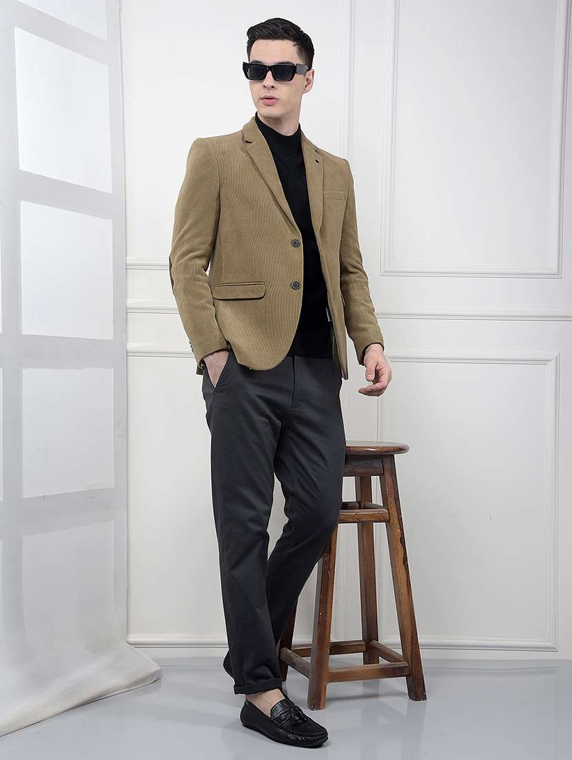 men solid long sleeve single breasted formal blazer - 22178289 -  Standard Image - 4