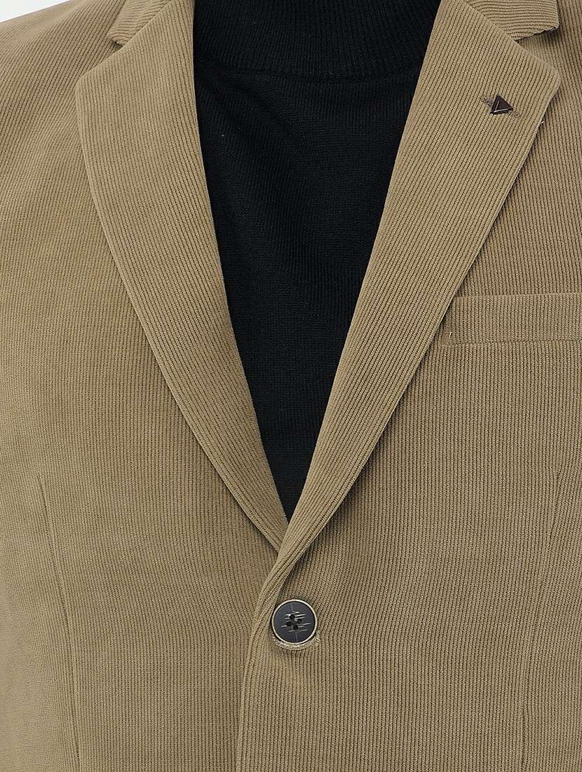 men solid long sleeve single breasted formal blazer - 22178289 -  Standard Image - 6