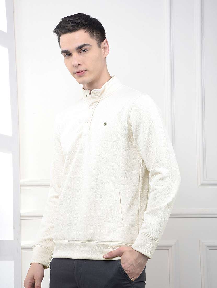 men typographic long sleeve regular fit sweatshirt - 22178308 -  Standard Image - 1