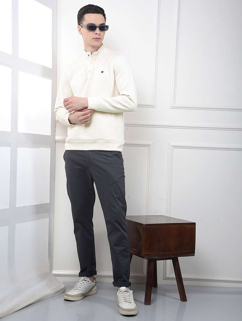 men typographic long sleeve regular fit sweatshirt - 22178308 -  Standard Image - 4