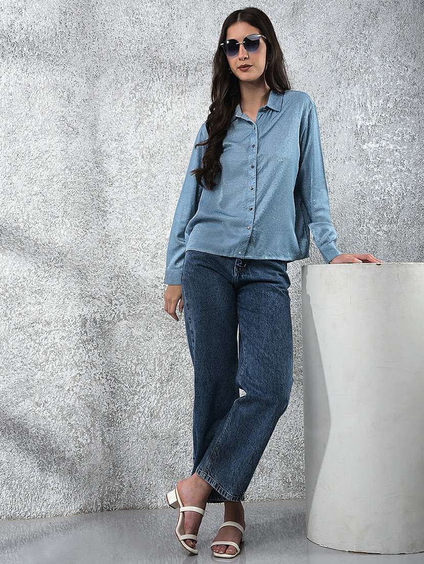 women collared long sleeve shirt - 22178351 -  Standard Image - 4