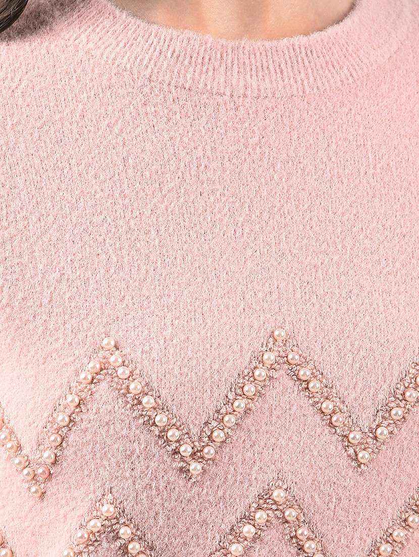 women self designed long sleeve pullover - 22178379 -  Standard Image - 6