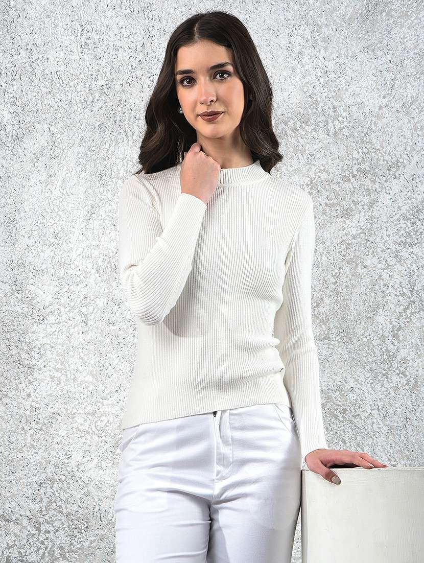 women soldi mock neck long sleeve pullover