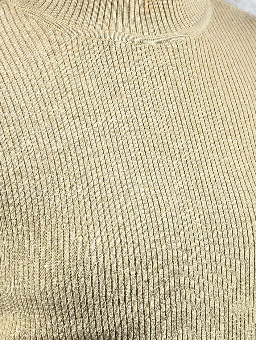 women solid mock neck long sleeve pullover - 22178386 -  Standard Image - 6