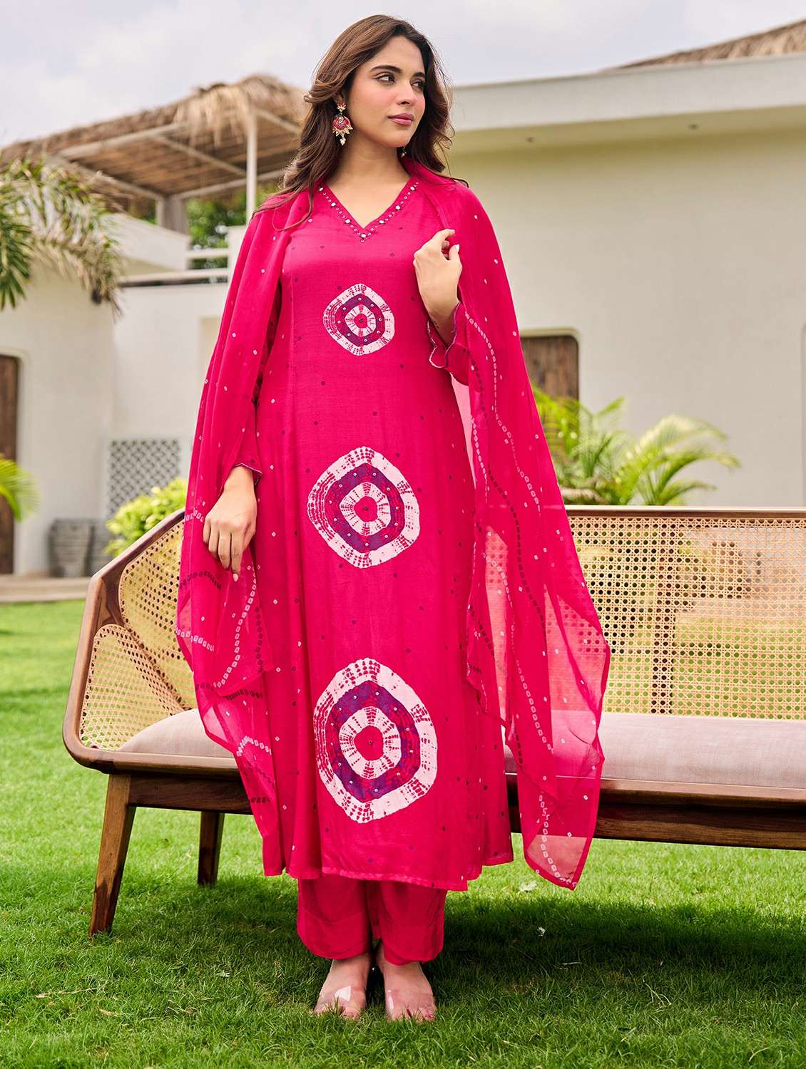 women embroidered long sleeve kurta pant with dupatta set - 22178505 -  Standard Image - 1