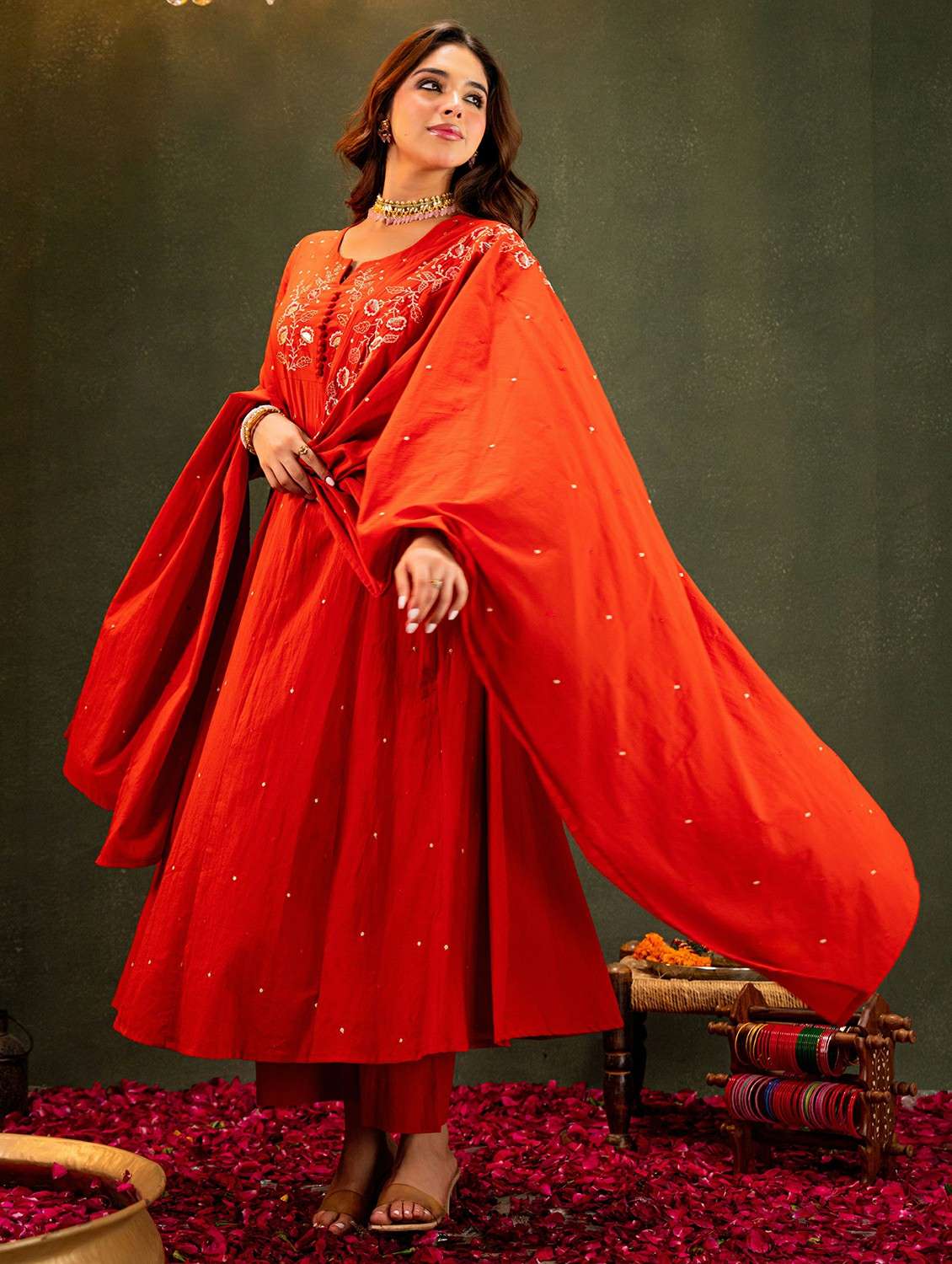 brown cotton kurta pant  set - 22178561 -  Standard Image - 1