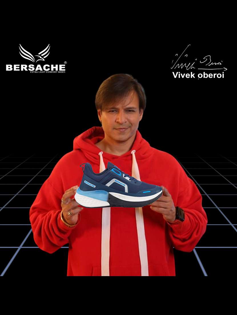 men blue lace up sport shoe - 22178995 -  Standard Image - 4