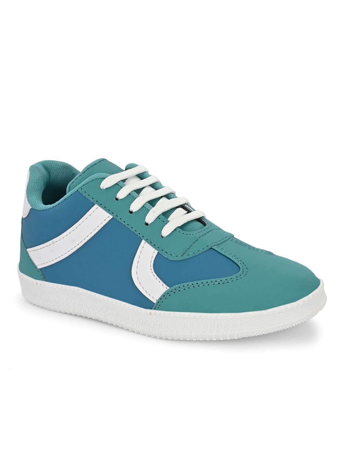 women turquoise lace-up sneaker - 22179511 -  Standard Image - 1
