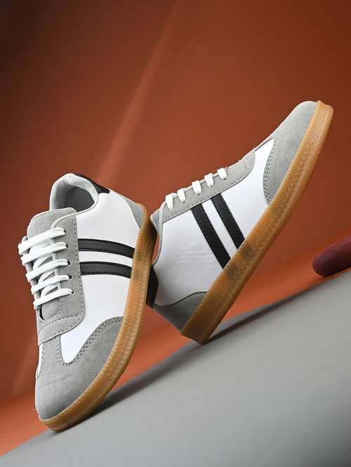 women grey lace-up sneaker - 22179512 -  Standard Image - 0