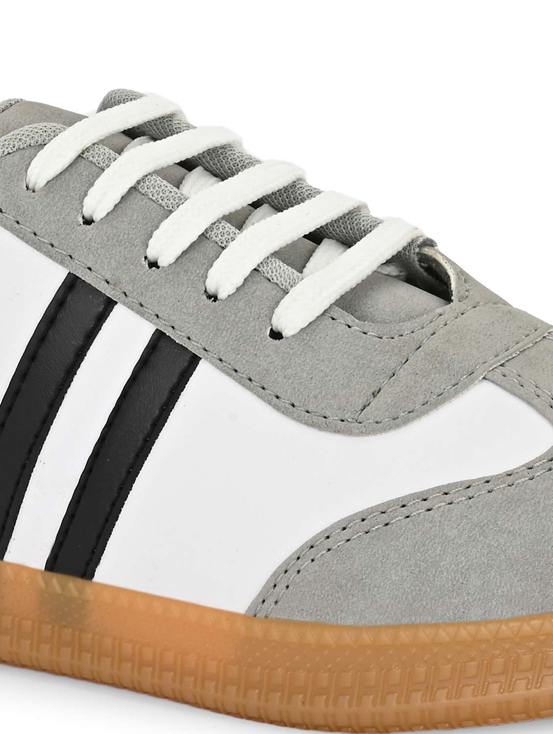 women grey lace-up sneaker - 22179512 -  Standard Image - 4