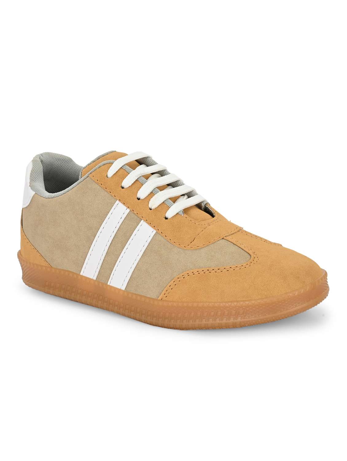 women beige lace-up sneaker - 22179514 -  Standard Image - 1