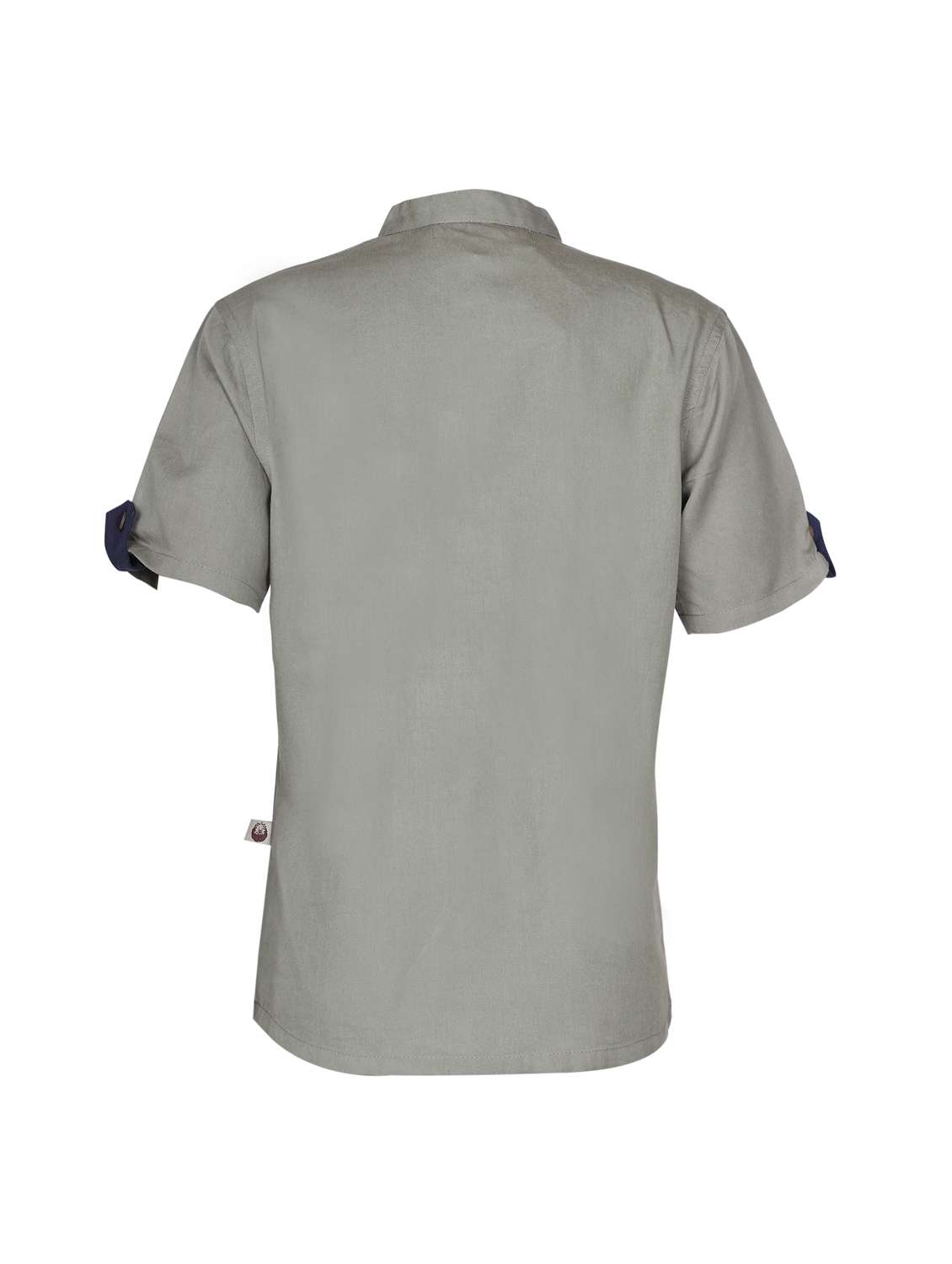 boys solid mandarin neck short sleeve kurta - 22179534 -  Standard Image - 4